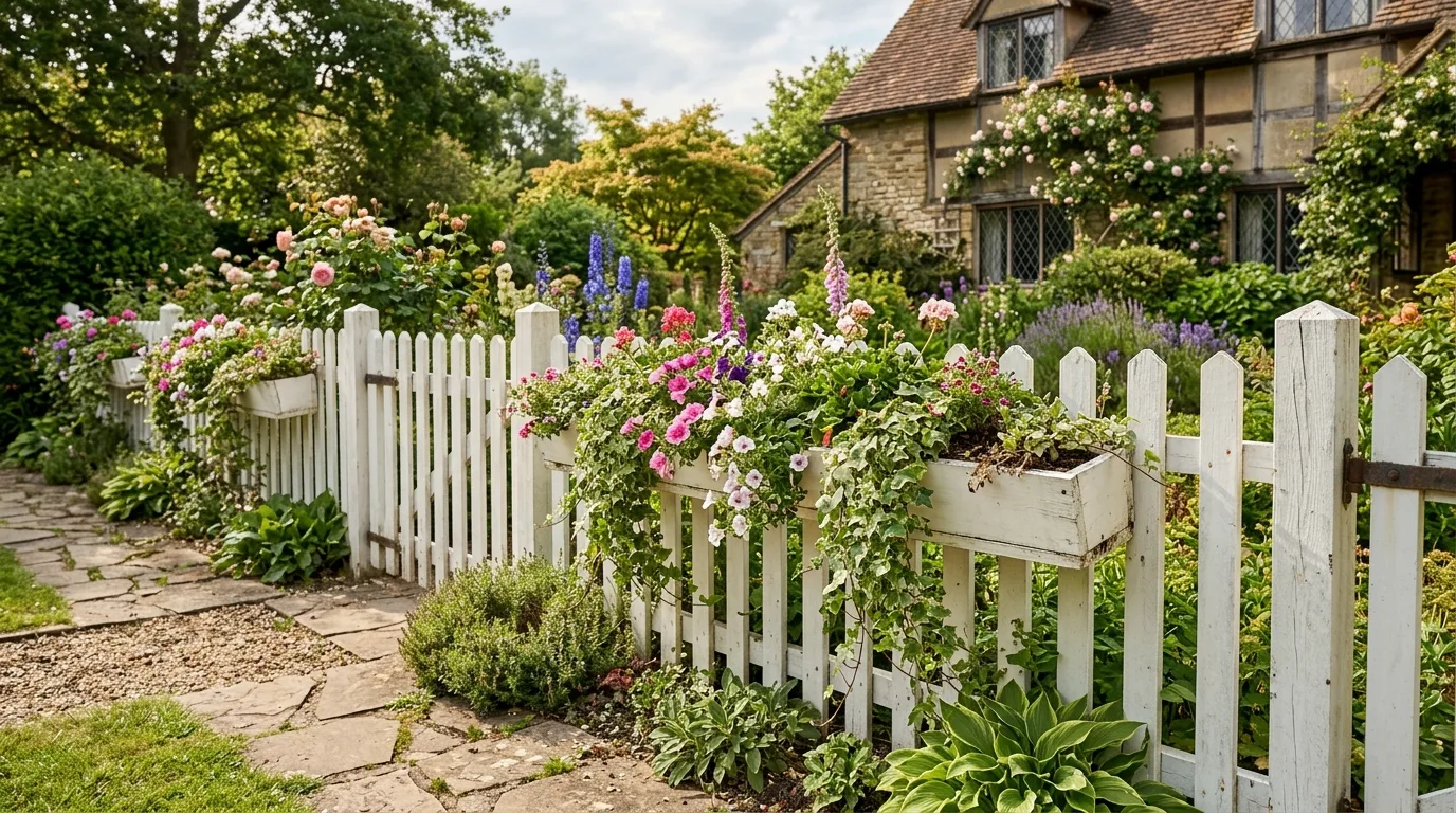 Wide-Spaced Picket Fence